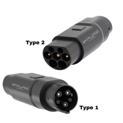 Charging Gun Adapter Type 2 to Type 1 EV